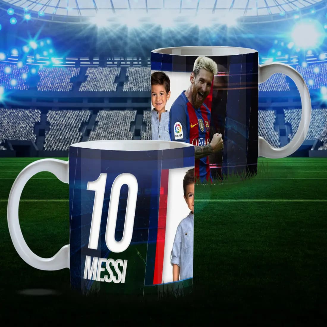Diseño Taza Messi Barcelona #4