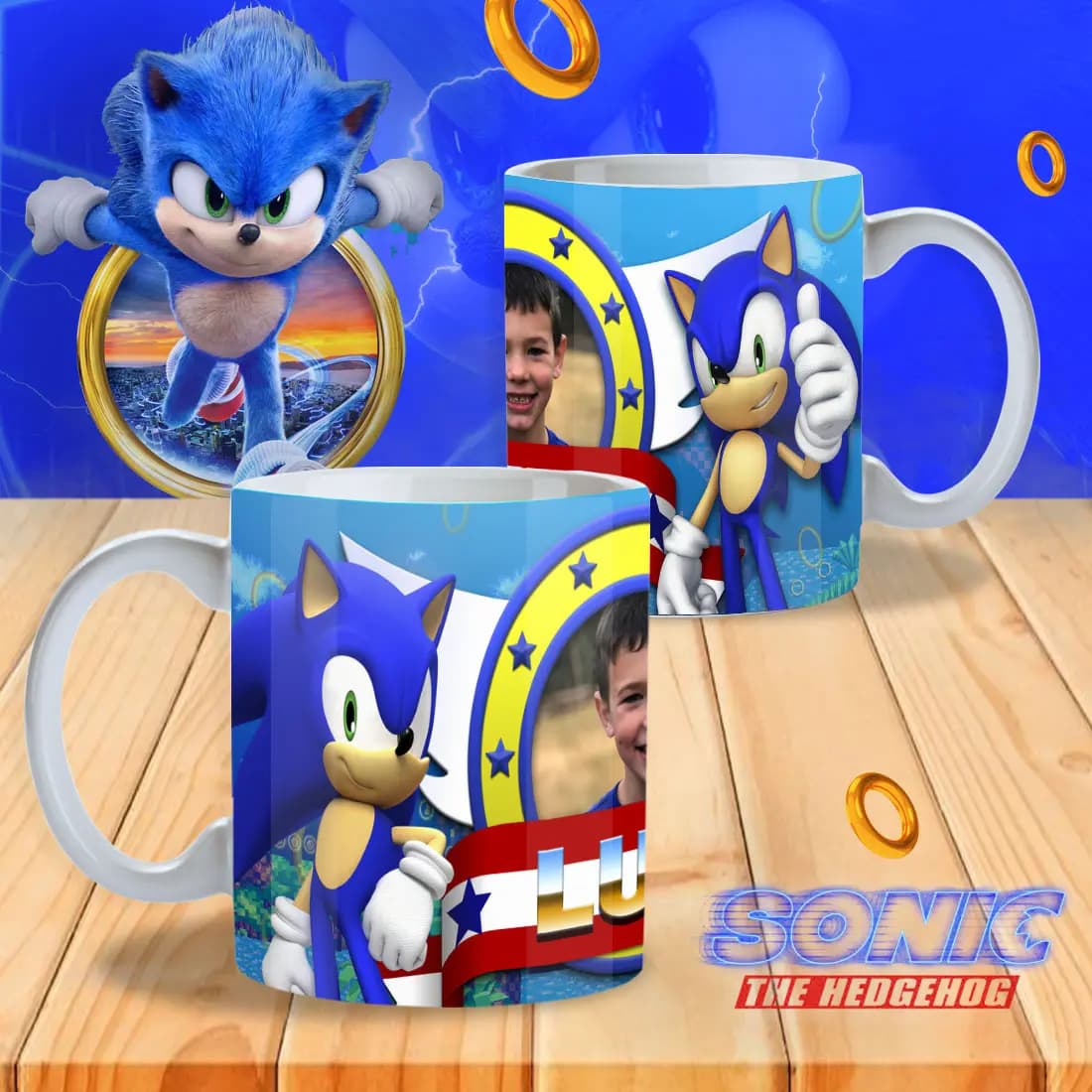 Diseño Taza Sonic #1