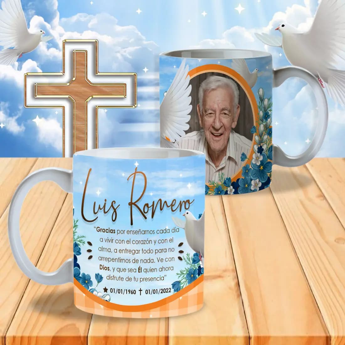 Diseño Taza Fúnebre #1