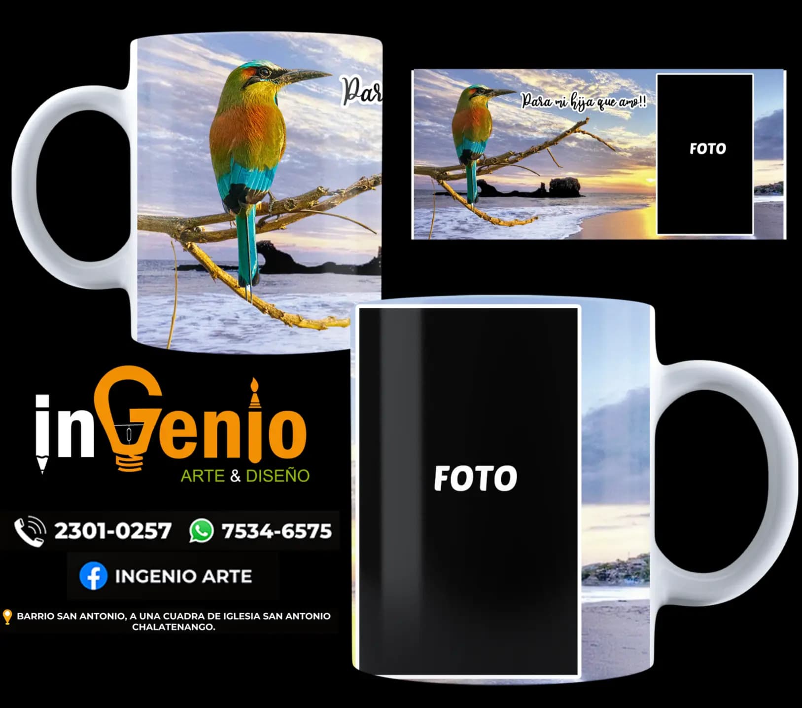 Diseño Taza Turismo El Salvador #1
