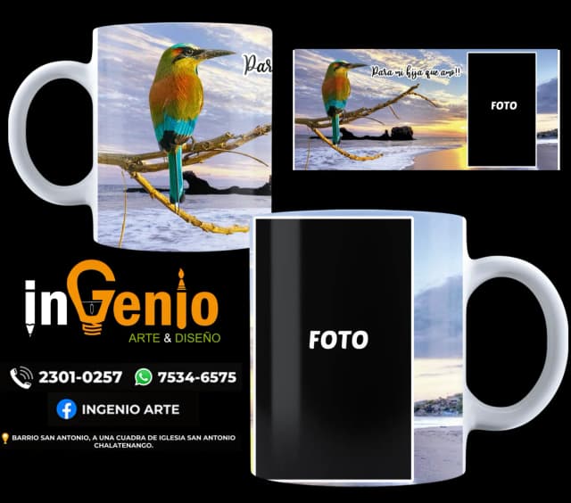 Diseño Taza Turismo El Salvador #1