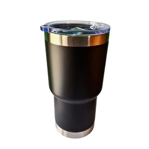 Laser Vaso Térmico de Acero doble nivel 20 ONZ Negro