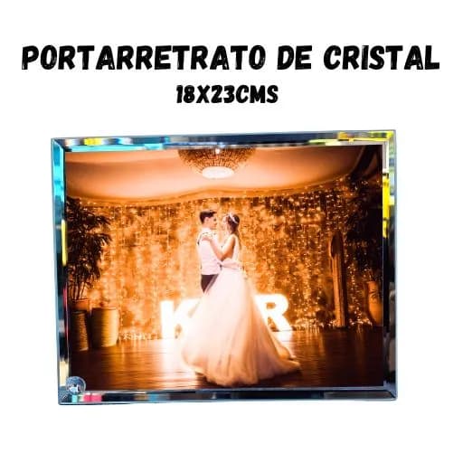 portarretrato de cristal 18x23cms
