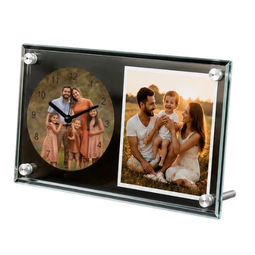 RELOJ DE VIDRIO SUBLIMABLE