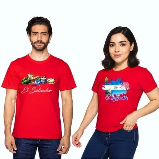 CAMISA ROJA CUELLO O ALGODÓN