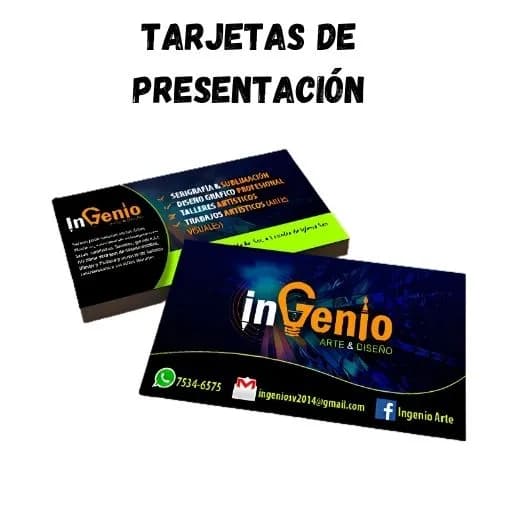 ( Diseño + Impresión ) Tarjetas De Presentación Doble Cara