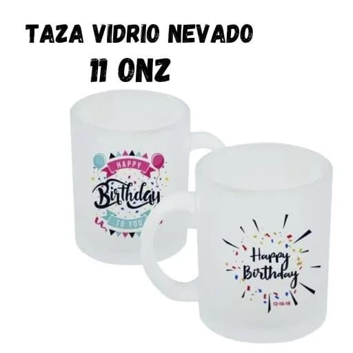 Taza Vidrio Nevado 11onz