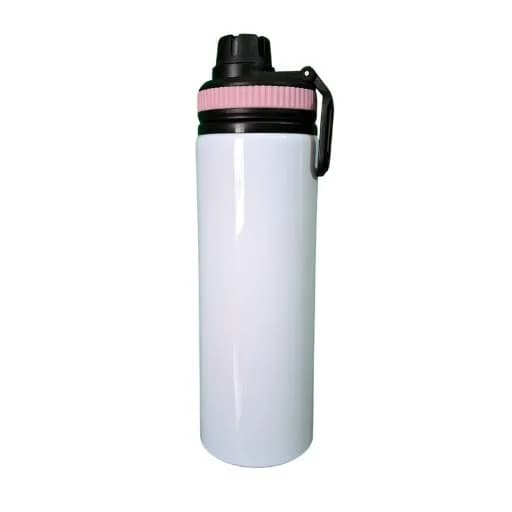 Botellita 750ml Pico Rosca Rosada