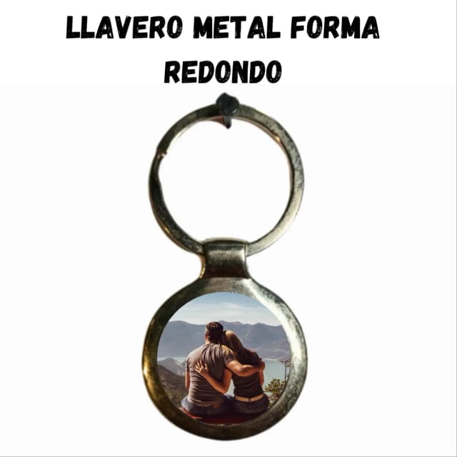 Llavero De Metal Redondo