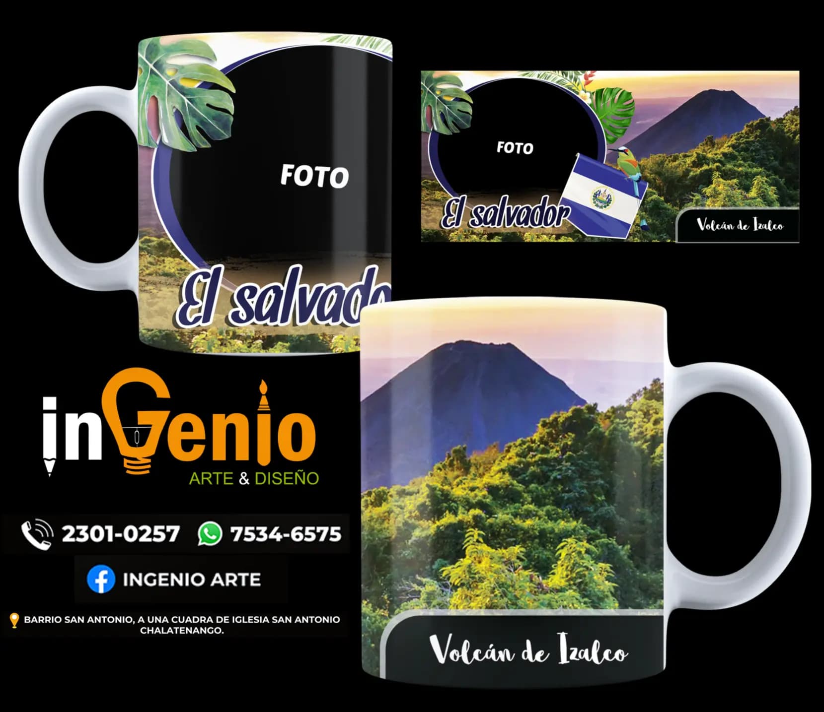 Diseño Taza Turismo El Salvador #9