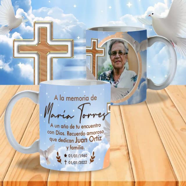 Diseño Taza Fúnebre #4