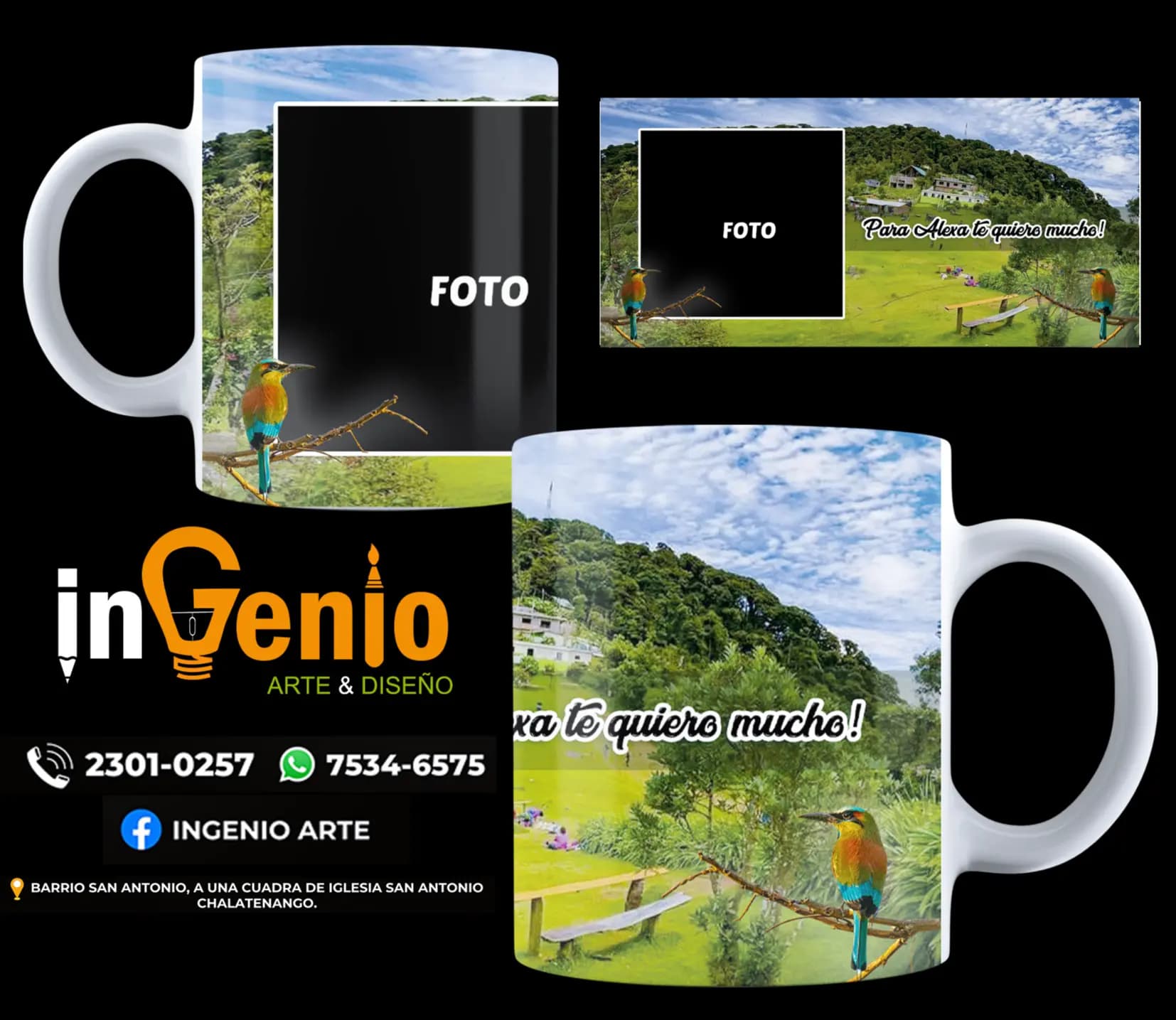 Diseño Taza Turismo El Salvador #3
