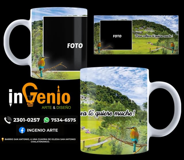Diseño Taza Turismo El Salvador #3