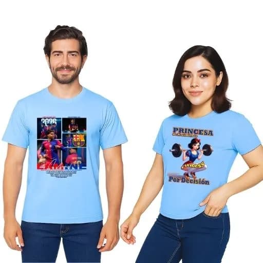 CAMISA CELESTE CUELLO O ALGODÓN