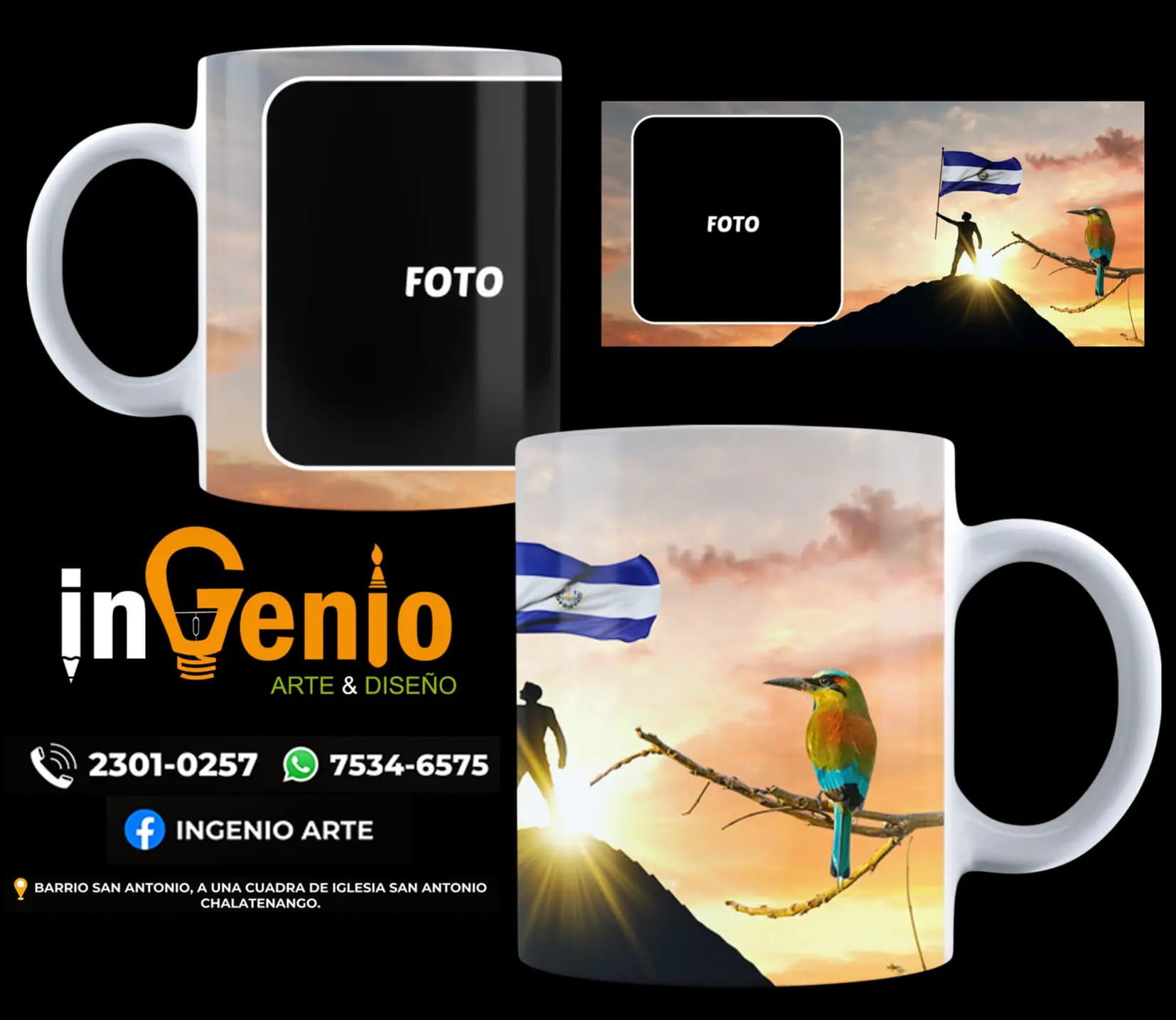 Diseño Taza Turismo El Salvador #4