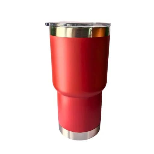 Laser Vaso Térmico de Acero doble nivel 20 ONZ Rojo / Rosa