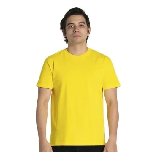 CAMISA AMARILLO CUELLO O ALGODÓN