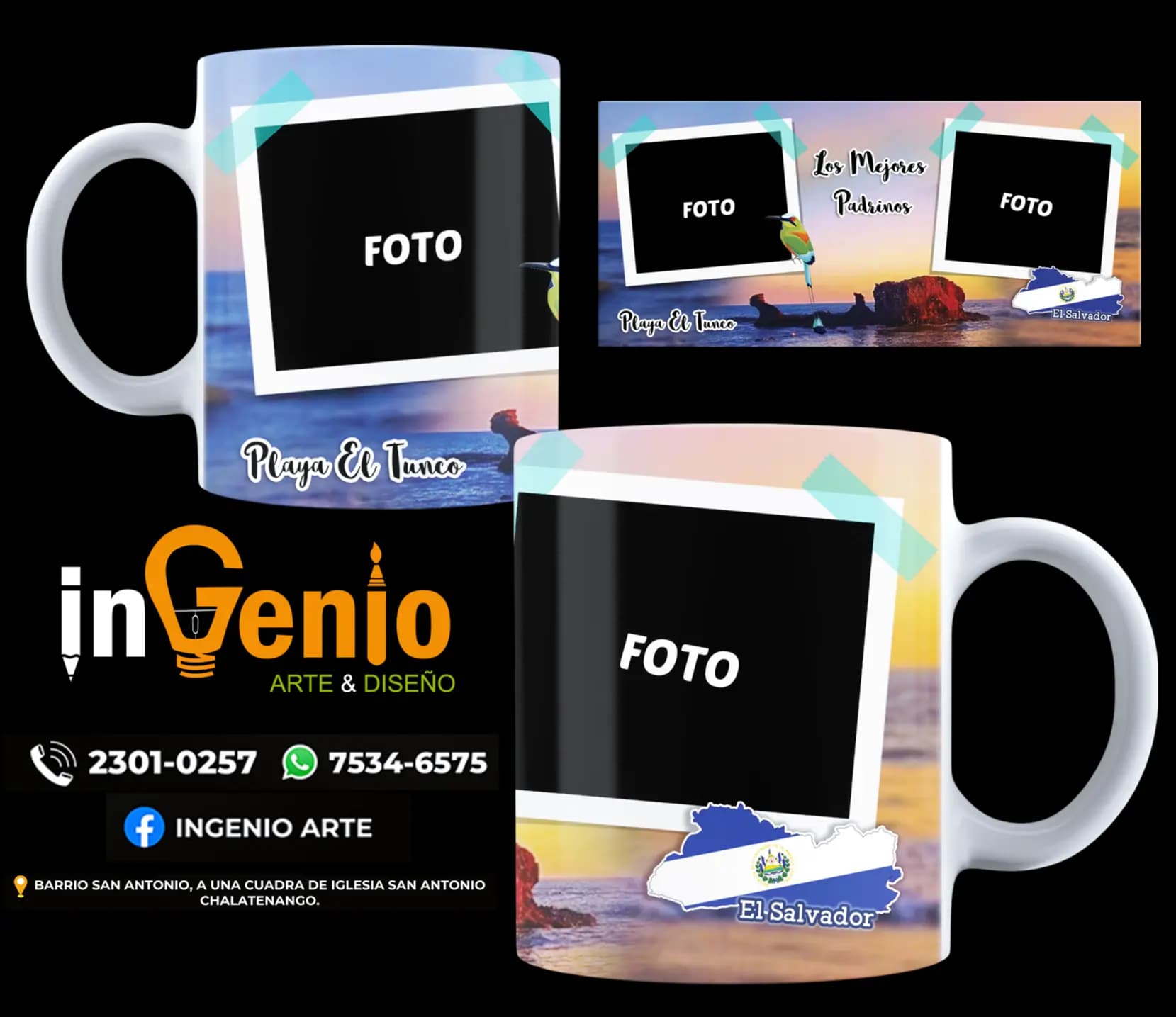Diseño Taza Turismo El Salvador #10