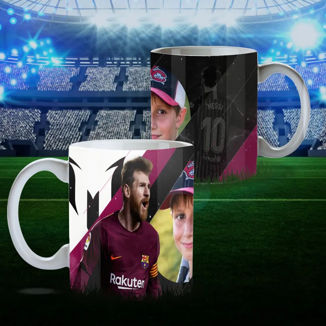 Diseño Taza Messi Barcelona #2