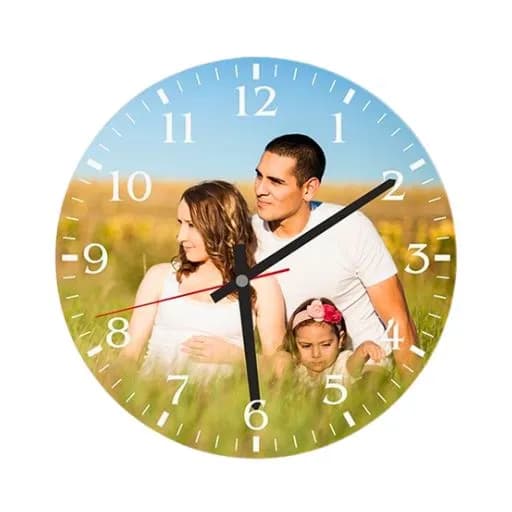 Reloj Vidrio Redondo