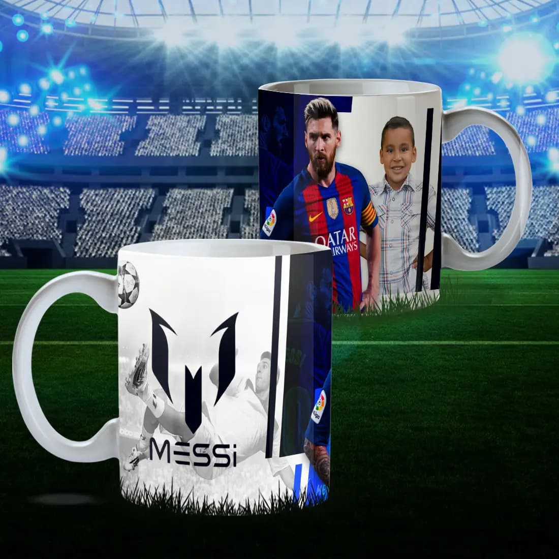 Diseño Taza Messi Barcelona #3